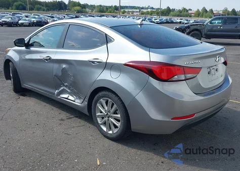 2014 Hyundai Elantra Se from USA, damaged, VIN KMHDH4AE8EU156827